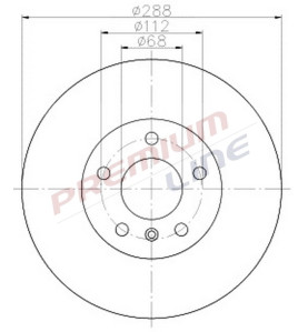 T24_COPPIA DISCHI FRENO DIAM 288 VENTILATO