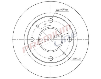 T24_COPPIA DISCHI FRENO DIAM 230 PIENO