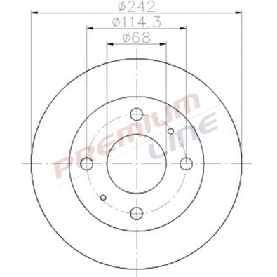 T24_COPPIA DISCHI FRENO DIAM 242 VENTILATO