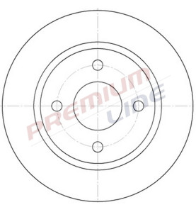 T24_COPPIA DISCHI FRENO DIAM 233/5 PIENO