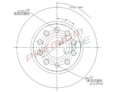 T24_COPPIA DISCHI FRENO DIAM 255 PIENO