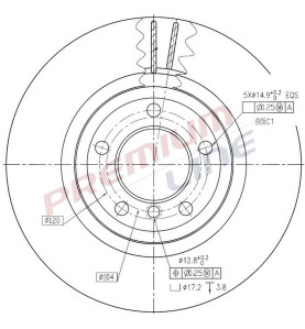 T24_COPPIA DISCHI FRENO DIAM 325 VENTILATO