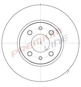 T24_COPPIA DISCHI FRENO DIAM 251/5 PIENO