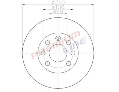 T24_COPPIA DISCHI FRENO DIAM 240 PIENO