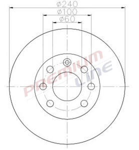 T24_COPPIA DISCHI FRENO DIAM 240 PIENO