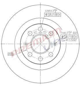 T24_COPPIA DISCHI FRENO DIAM 264 PIENO