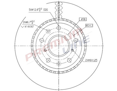 T24_COPPIA DISCHI FRENO DIAM 280 VENTILATO