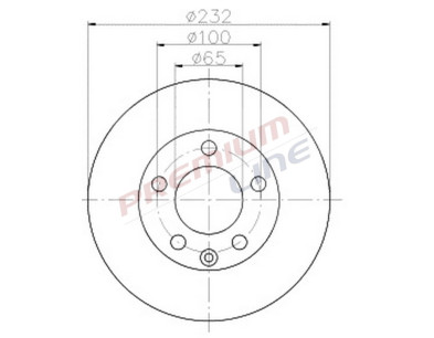 T24_COPPIA DISCHI FRENO DIAM 232 PIENO