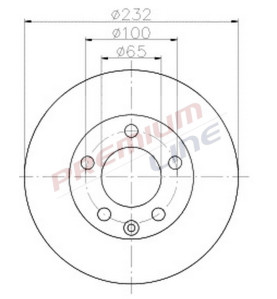 T24_COPPIA DISCHI FRENO DIAM 232 PIENO