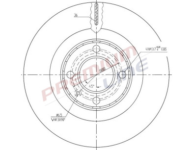 T24_COPPIA DISCHI FRENO DIAM 280 VENTILATO