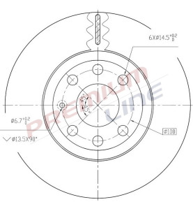 T24_COPPIA DISCHI FRENO DIAM 260 VENTILATO