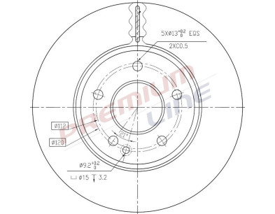 T24_COPPIA DISCHI FRENO DIAM 284 VENTILATO