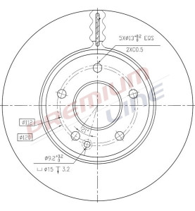 T24_COPPIA DISCHI FRENO DIAM 284 VENTILATO