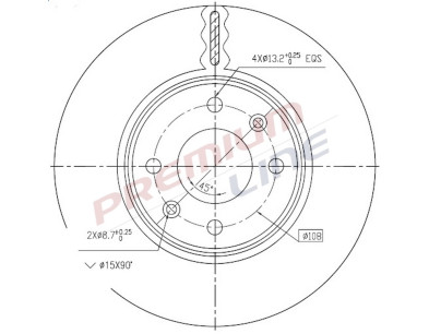 T24_COPPIA DISCHI FRENO DIAM 283 VENTILATO