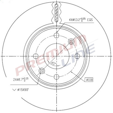 T24_COPPIA DISCHI FRENO DIAM 283 VENTILATO