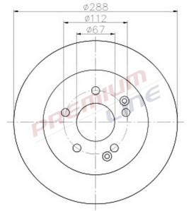 T24_COPPIA DISCHI FRENO DIAM 288 VENTILATO