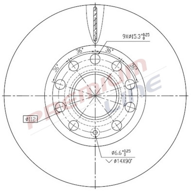 T24_COPPIA DISCHI FRENO DIAM 287/5 VENTILATO