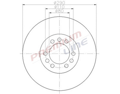 T24_COPPIA DISCHI FRENO DIAM 290 VENTILATO OE 42471214