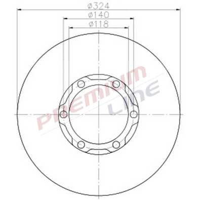 T24_COPPIA DISCHI FRENO DIAM 324 VENTILATO OE A6684210212