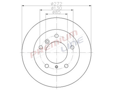 T24_COPPIA DISCHI FRENO DIAM 272 PIENO OE 2D0615601A