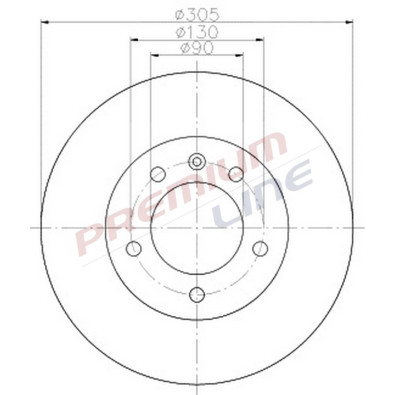T24_COPPIA DISCHI FRENO DIAM 305 PIENO