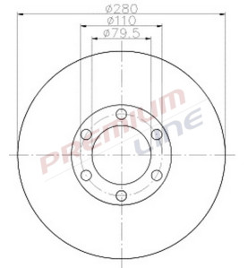 T24_COPPIA DISCHI FRENO DIAM 280 VENTILATO
