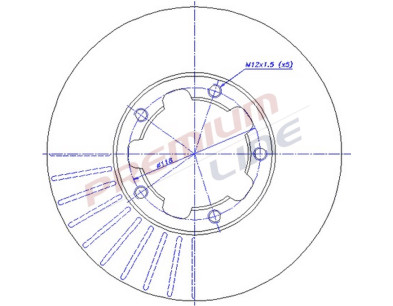 T24_COPPIA DISCHI FRENO DIAM 263 VENTILATO OE 61002950