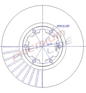 T24_COPPIA DISCHI FRENO DIAM 282 VENTILATO OE 402069X401