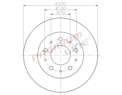 T24_COPPIA DISCHI FRENO DIAM  300 PIENOOE 51740250