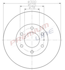 T24_COPPIA DISCHI FRENO DIAM 300 VENTILATO