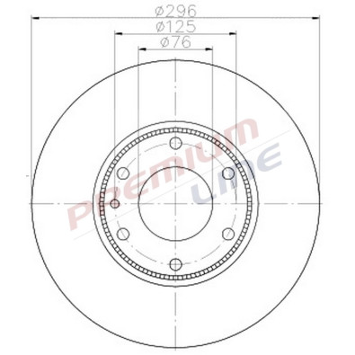 T24_COPPIA DISCHI FRENO DIAM 296 PIENO OE 2996027