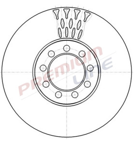 T24_COPPIA DISCHI FRENO DIAM 300/5 VENTILATO OE 2996122