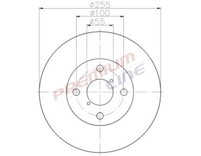 T24_COPPIA DISCHI FRENO DIAM 255 VENTILATO