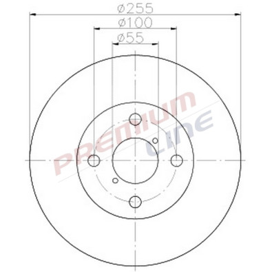 T24_COPPIA DISCHI FRENO DIAM 255 VENTILATO