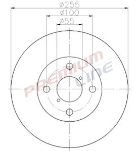 T24_COPPIA DISCHI FRENO DIAM 255 VENTILATO