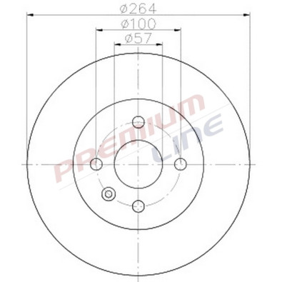 T24_COPPIA DISCHI FRENO DIAM 264 PIENO