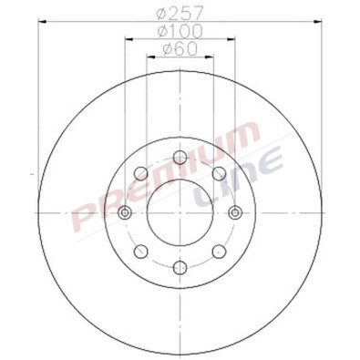 T24_COPPIA DISCHI FRENO DIAM 257 PIENO