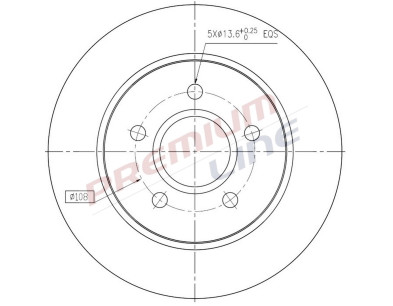 T24_COPPIA DISCHI FRENO DIAM 265 PIENO