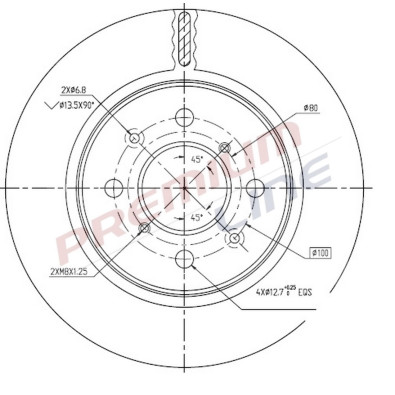 T24_COPPIA DISCHI FRENO DIAM 253 VENTILATO