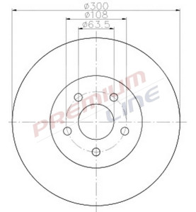 T24_COPPIA DISCHI FRENO DIAM 300 VENTILATO