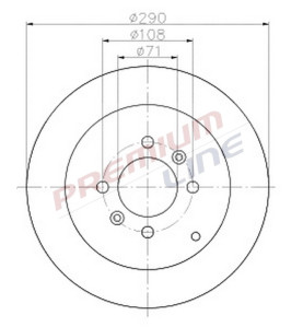 T24_COPPIA DISCHI FRENO DIAM 290 PIENO