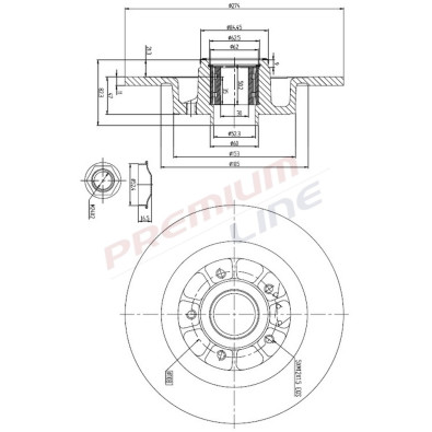 T24_COPPIA DISCHI FRENO DIAM 274 PIENO