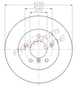 T24_COPPIA DISCHI FRENO DIAM 298 PIENO