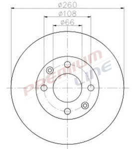 T24_COPPIA DISCHI FRENO DIAM 260 VENTILATO