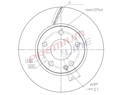 T24_COPPIA DISCHI FRENO DIAM 276 VENTILATO