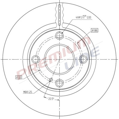 T24_COPPIA DISCHI FRENO DIAM 258 VENTILATO