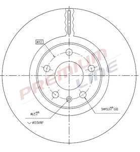 T24_COPPIA DISCHI FRENO DIAM 321 VENTILATO