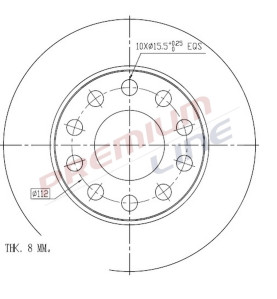 T24_COPPIA DISCHI FRENO DIAM 245 PIENO