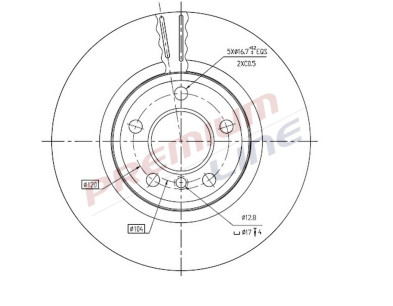 T24_COPPIA DISCHI FRENO DIAM 325 VENTILATO