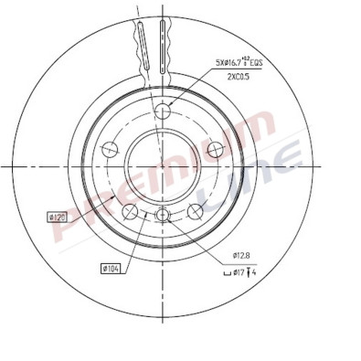 T24_COPPIA DISCHI FRENO DIAM 325 VENTILATO